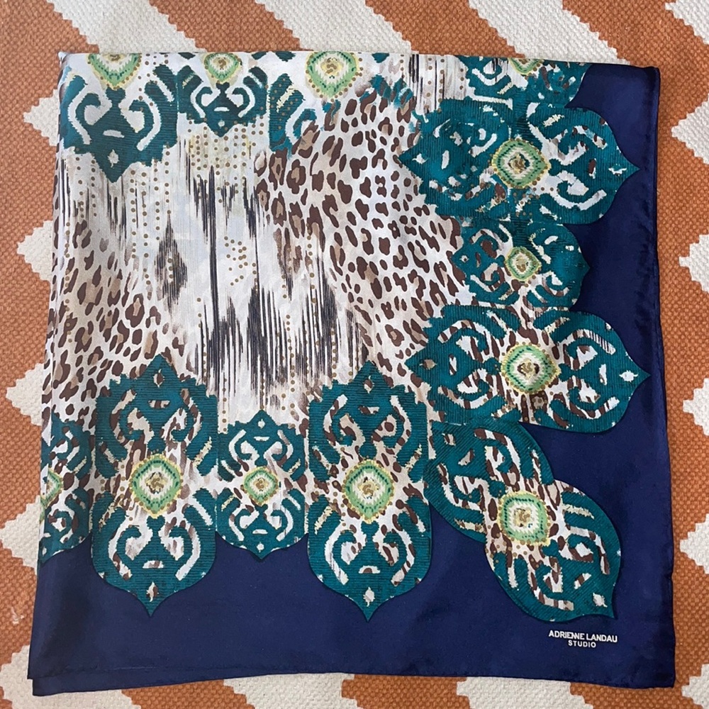 Adrienne Landau Silk Scarf